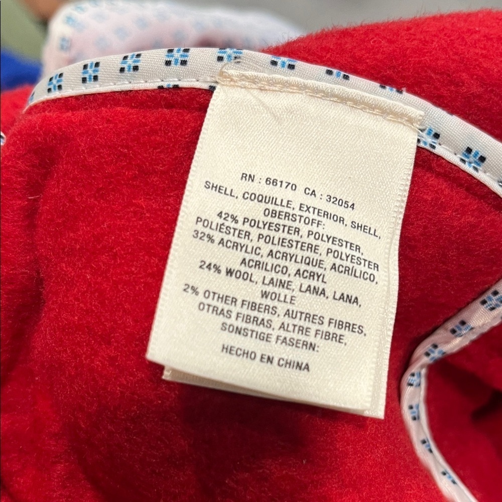 Elevenses Anthropologie Red Coat Oversized XS - Picture 7 of 7